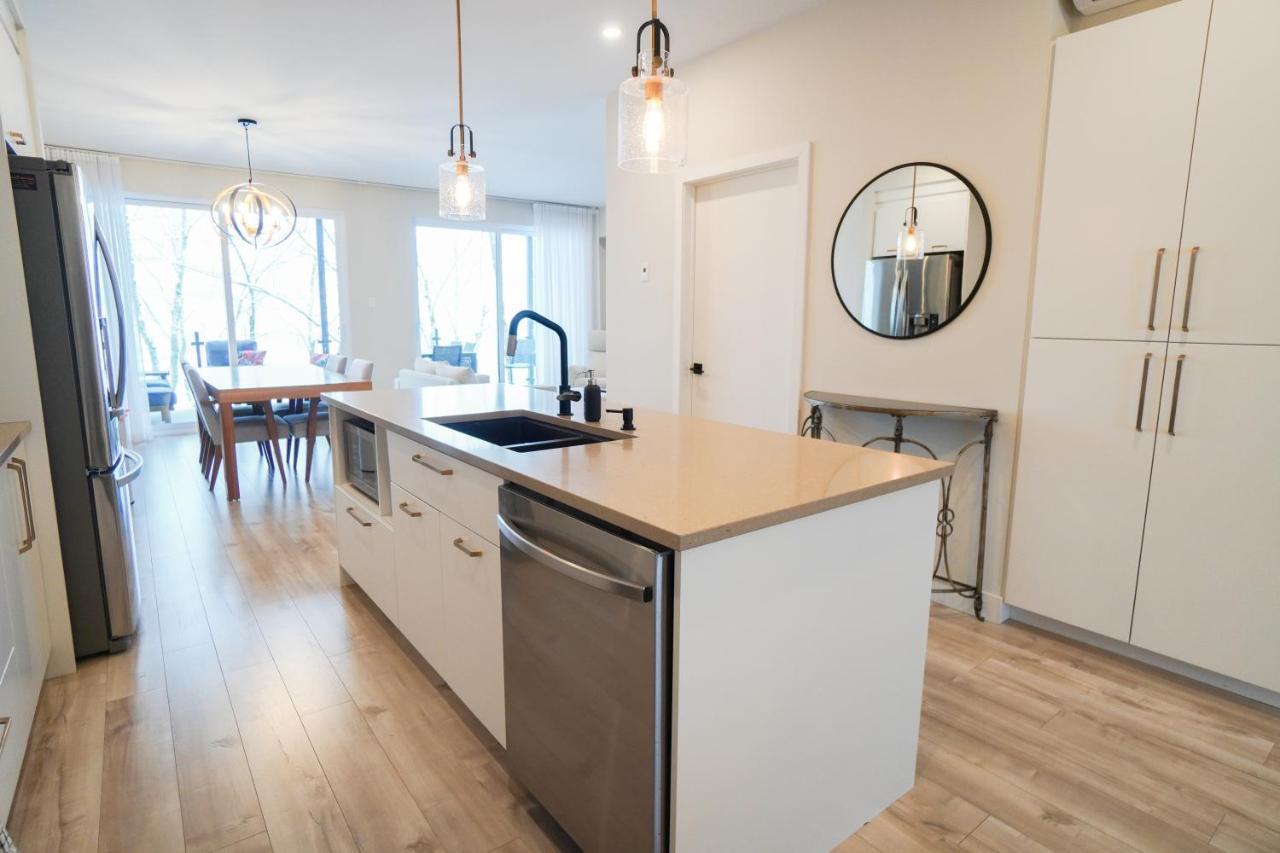 Le Riverain - Condo Neuf Au Bord De L'Eau Shawinigan Dış mekan fotoğraf