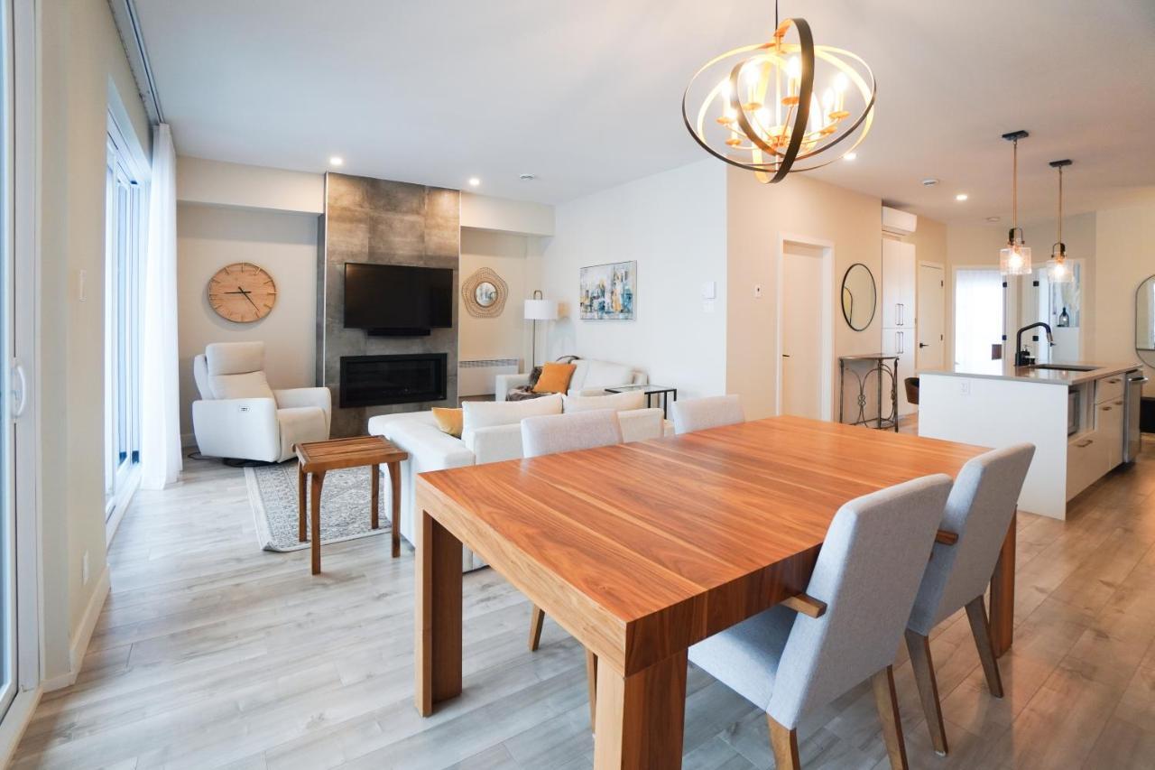 Le Riverain - Condo Neuf Au Bord De L'Eau Shawinigan Dış mekan fotoğraf